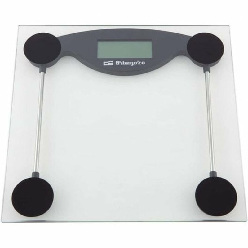 Digital Bathroom Scales Orbegozo 16229 Transparent Glass 150 kg (1 Unit)