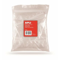 Set of Storage Bags Apli Self-closing Plastic 100 Units Clear 255 x 355 mm