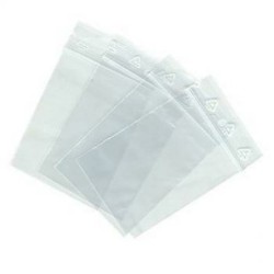 Set of Storage Bags Apli Self-closing Plastic 100 Units Clear 255 x 355 mm