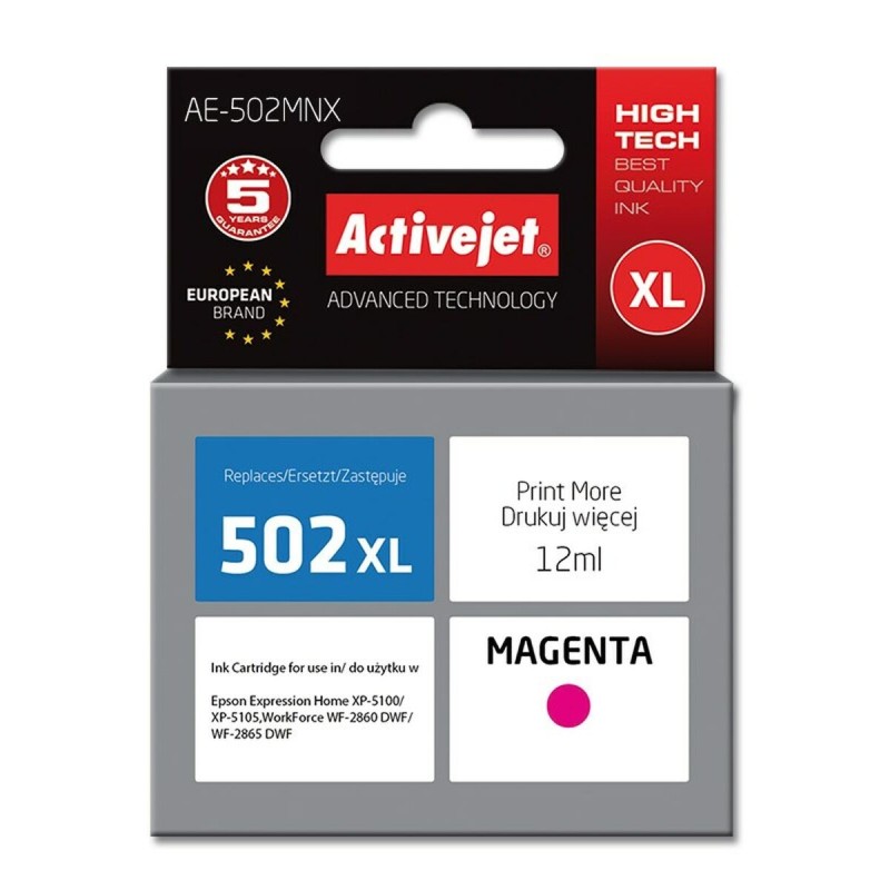 Original Ink Cartridge Activejet AE-502MNX Magenta