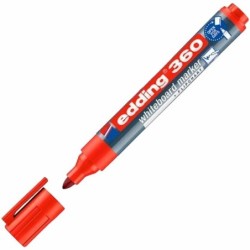 Whiteboard marker Edding 360 Rechargeable Red (10 Units)