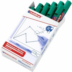 Whiteboard marker Edding 360 Rechargeable Green (10 Units)