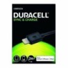 Lightning Cable DURACELL USB5022A Black 2 m (1 Unit)