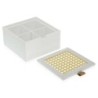 Jewelry box Versa Squared White (16 x 8 x 16 cm)