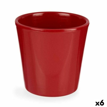 Plant pot Ø 14 cm Red (6 Units)