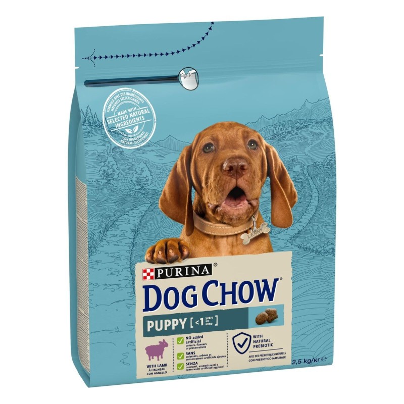 Fodder Purina Dog chow Kid/Junior Lamb 2,5 kg