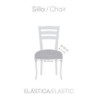 Chair Cover Eysa TROYA Grey 50 x 5 x 50 cm 2 Units