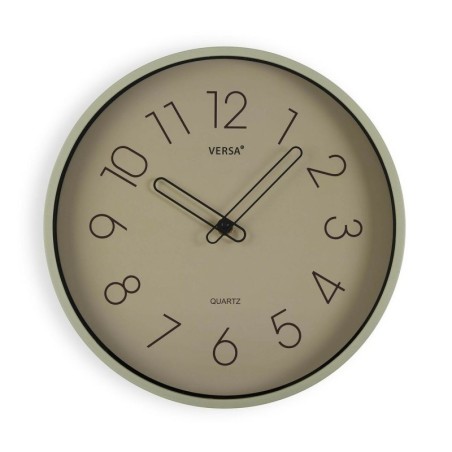 Wall Clock Versa Yellow Plastic Quartz 4 x 30 x 30 cm