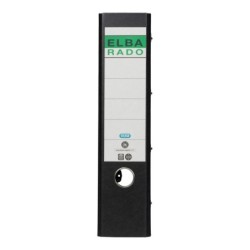 Lever Arch File Elba Black A4