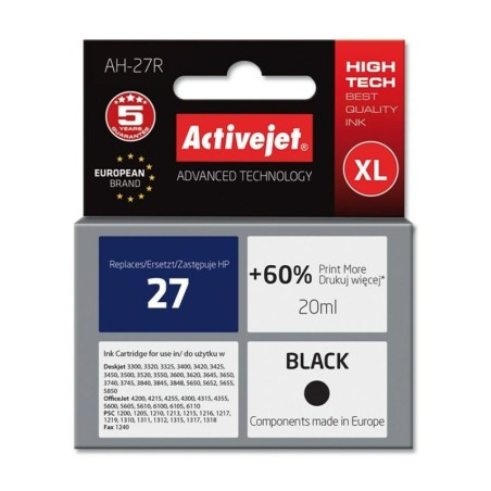 Original Ink Cartridge Activejet AH-27R Black