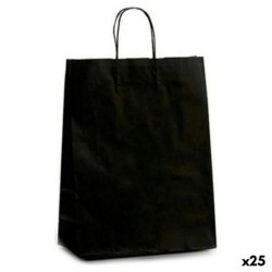 Paper Bag Black (12 x 52 x 32 cm) (25 Units)