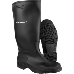 Wellington boots Dunlop Black Polyester PVC