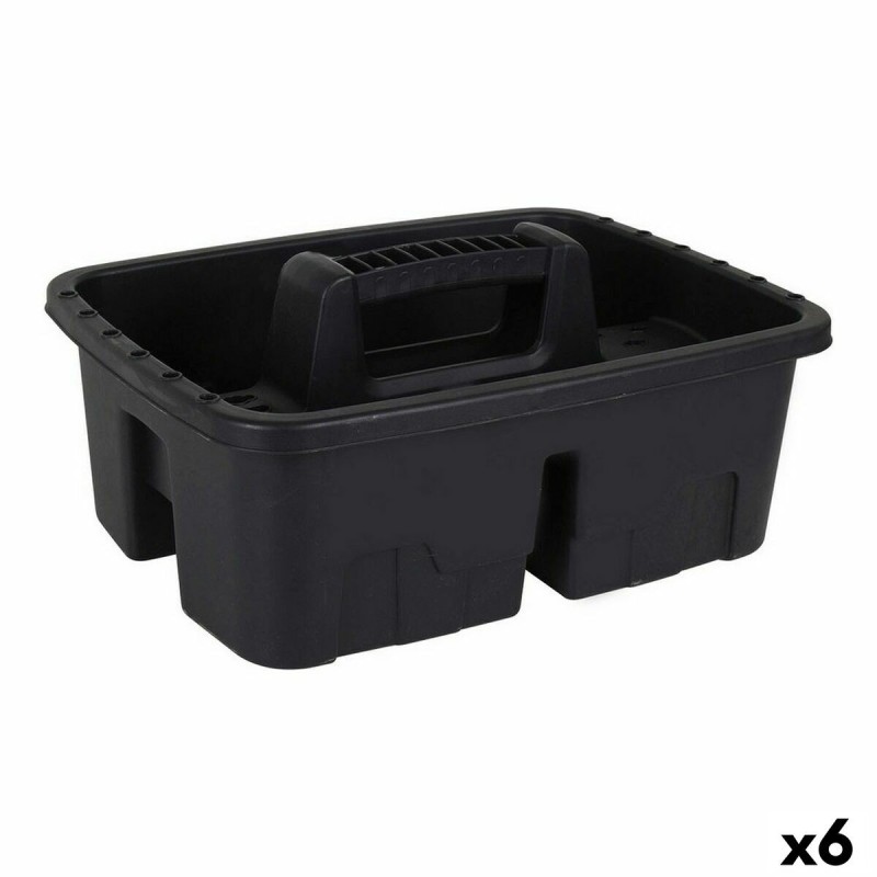 Tool Organiser Dem Brico Tray Black 38,5 x 29,5, x 17 cm (6 Units)