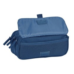 Triple Carry-all Safta 21,5 x 10 x 8 cm Navy Blue