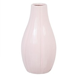 Vase 13 x 13 x 25,5 cm Ceramic Pink