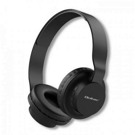 Bluetooth Headphones Qoltec 50846 Black