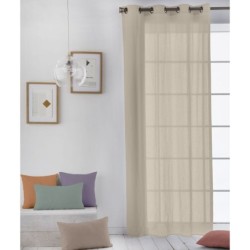 Curtain Naturals   Beige 140 x 260 cm