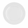 Flat plate Bidasoa Glacial Ceramic White (27 cm) (Pack 4x)