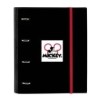 Ring binder Mickey Mouse Clubhouse Mickey mood Red Black (27 x 32 x 3.5 cm)