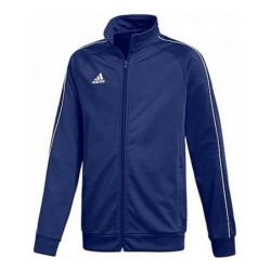 Children's Sports Jacket Adidas CORE18 PES JKTY CV3577  Navy Polyester (10 Years)