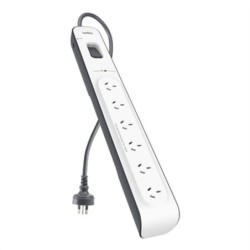 Schuko 6 Way Multi-socket Adapter Belkin BSV603VF2M