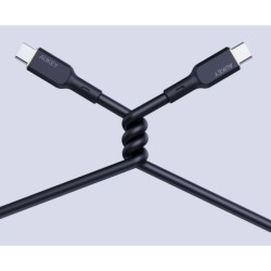 USB-C to USB-C Cable Aukey CB-SCC101 Black 1 m