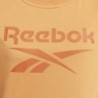 Women’s Short Sleeve T-Shirt Reebok  RI BL CROP TEE HT6206 Orange