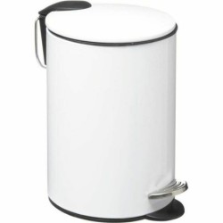 Pedal bin 5five Metal White 3 L