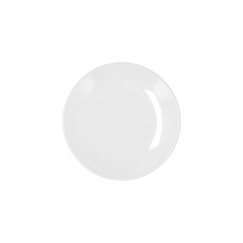 Plate Bidasoa Glacial Coupe Ceramic White (16,5 cm) (Pack 12x)