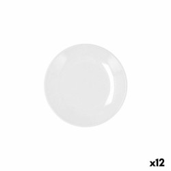 Plate Bidasoa Glacial Coupe Ceramic White (16,5 cm) (Pack 12x)