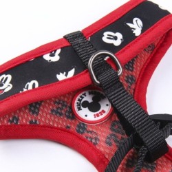 Dog Harness Mickey Mouse XXS/XS Black