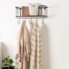 Wall mounted coat hanger Vinthera Moa Steel Black 90 x 30 x 45 cm