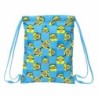 Backpack with Strings Minions Minionstatic Blue (26 x 34 x 1 cm)