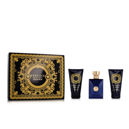 Men's Perfume Set Versace EDT Dylan Blue 3 Pieces