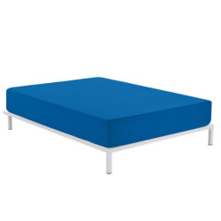 Fitted bottom sheet Alexandra House Living Blue