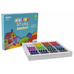 Solid tempera Apli Multicolour 96 Pieces