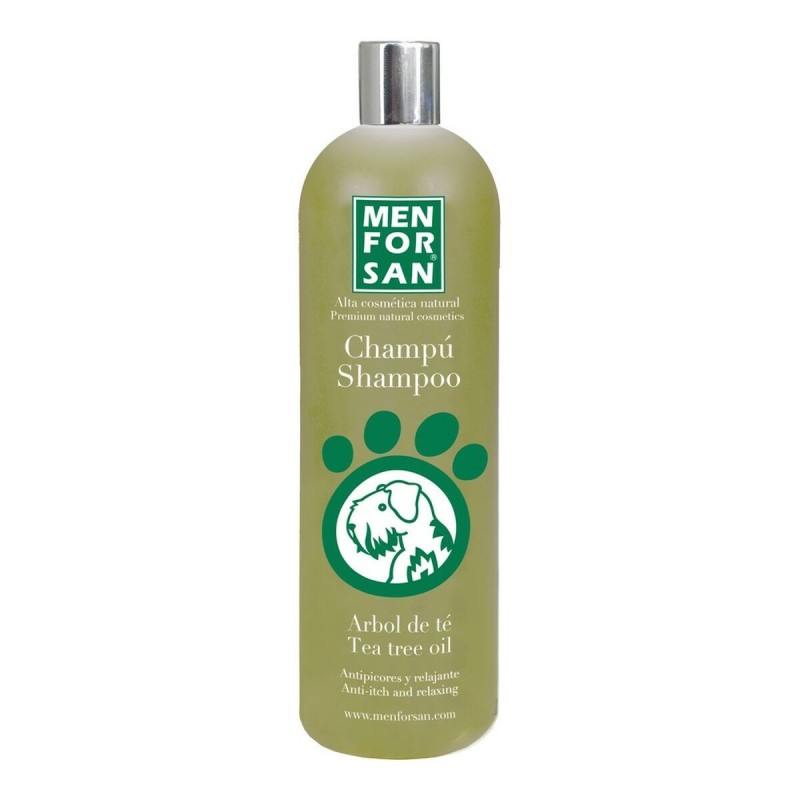 Pet shampoo Menforsan Caramel 1 L Dog Tea tree