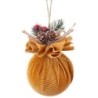 Christmas Baubles Multicolour Golden Corduroy Foam 6 x 6 x 6 cm (6 Units)