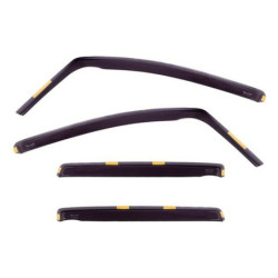 Wind deflector HEKO 25323 4 Pieces Frontal Rear