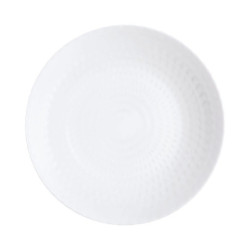 Deep Plate Luminarc Pampille White Glass (20 cm) (24 Units)