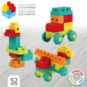 Construction set Color Block 52 Pieces (4 Units)