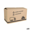 Cardboard box for moving Confortime 65 x 40 x 40 cm Brown (20 Units)