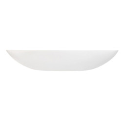 Flat Plate Luminarc Friends Time White Glass Ø 26 cm Multi-use (12 Units)