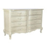 Chest of drawers DKD Home Decor 140 x 50 x 90 cm Grey Beige Mango wood MDF Wood