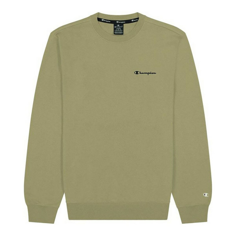 Men’s Sweatshirt without Hood Champion Crewneck Khaki