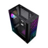 ATX Semi-tower Box GEMBIRD Fornax 2500 ARGB Black Multicolour