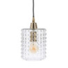 Ceiling Light Crystal Metal 16 x 16 x 28 cm