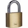 Key padlock Yale Rectangular Golden