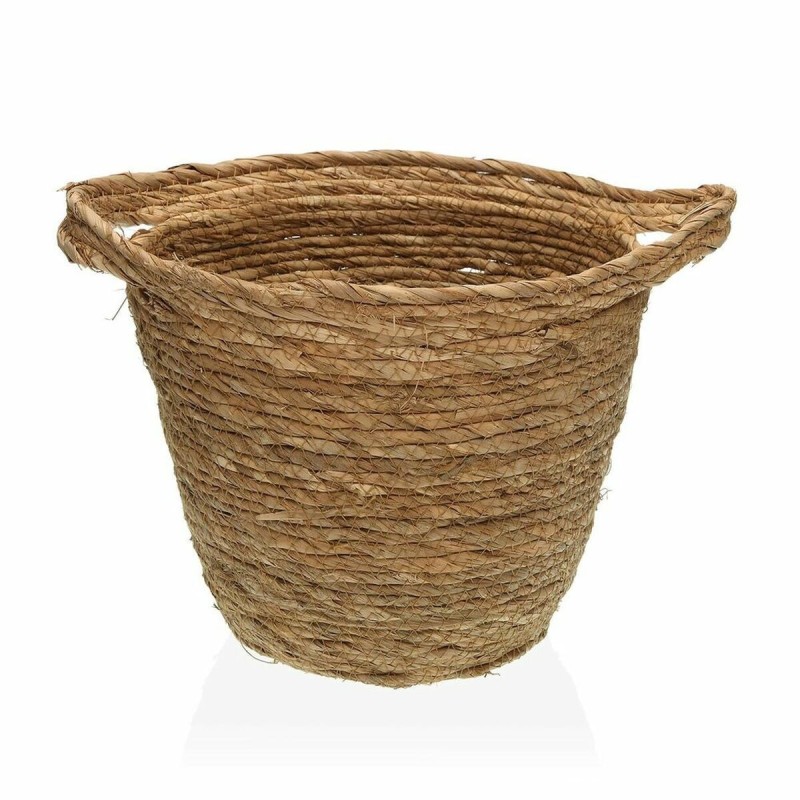 Basket Versa 26 x 21 x 26 cm Plastic Straw