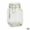 Jar Hermetically sealed Silver Aluminium 1,2 L 11 x 17 x 11 cm (24 Units)